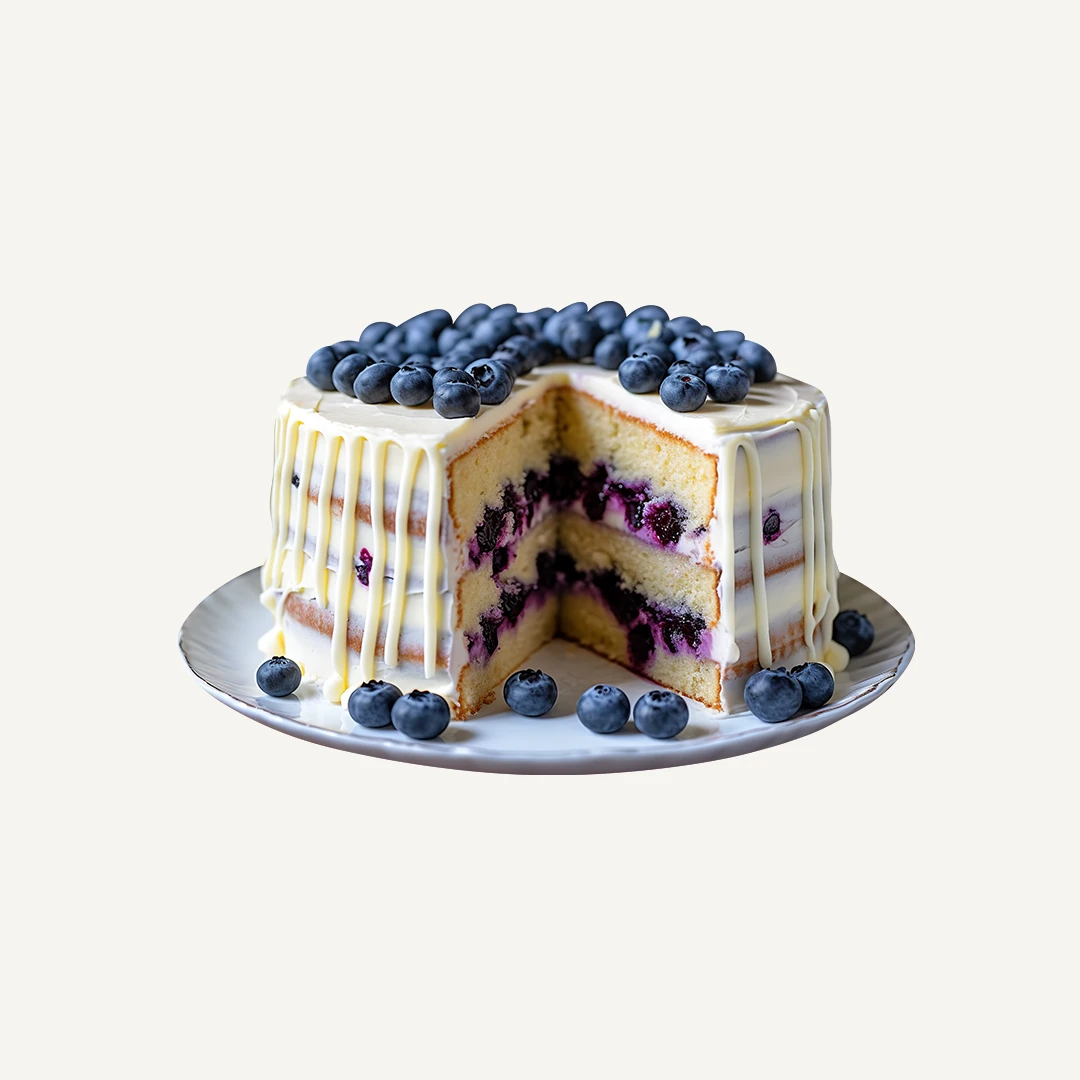 Lemon Blueberry Cakes in Kenya